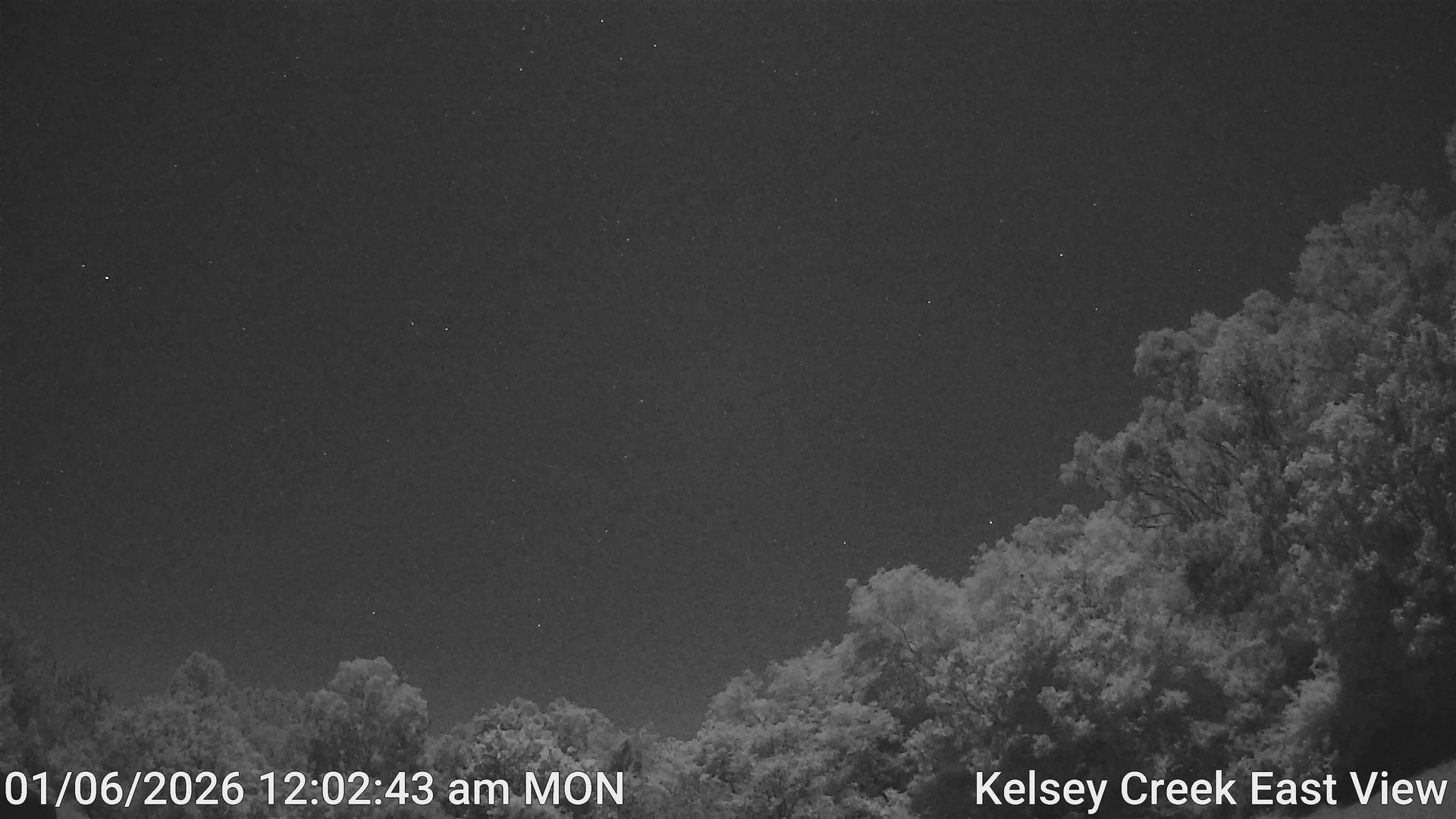 time-lapse frame, Kelsey Creek East View webcam