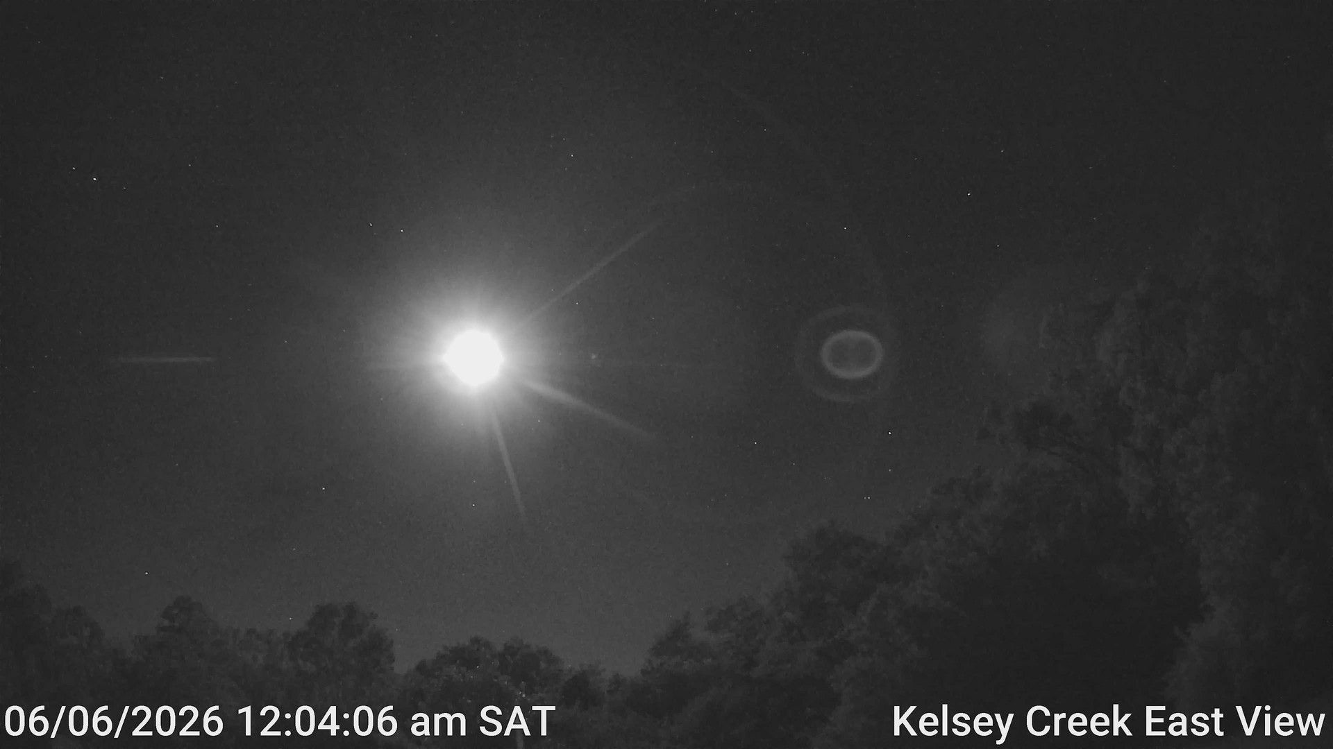 time-lapse frame, Kelsey Creek East View webcam