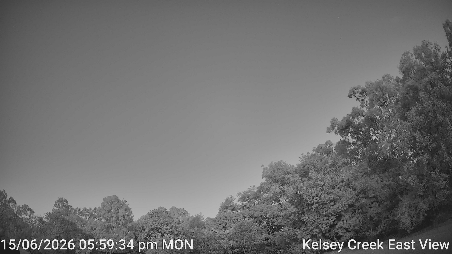 time-lapse frame, Kelsey Creek East View webcam