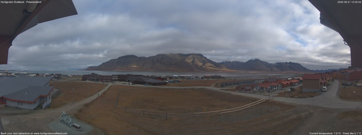 view from Hurtigruten Svalbard - Hiorthfjellet on 2026-08-21