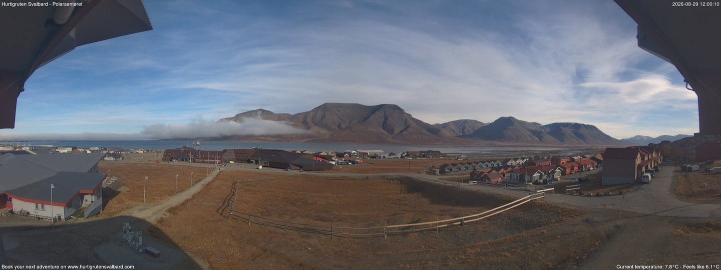 view from Hurtigruten Svalbard - Hiorthfjellet on 2026-08-29