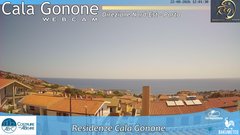 view from Cala Gonone Nord on 2026-08-22