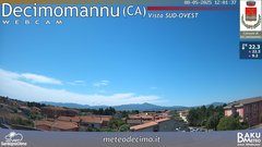 view from Decimomannu on 2025-05-08
