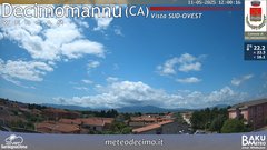 view from Decimomannu on 2025-05-11