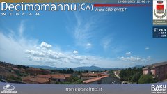 view from Decimomannu on 2025-05-13