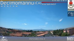 view from Decimomannu on 2025-05-26