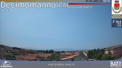 view from Decimomannu on 2025-06-09