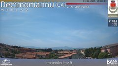 view from Decimomannu on 2025-06-14