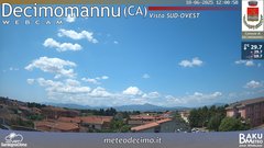 view from Decimomannu on 2025-06-18