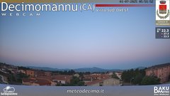 view from Decimomannu on 2025-07-01