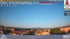 view from Decimomannu on 2025-07-01