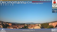 view from Decimomannu on 2025-07-01