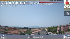 view from Decimomannu on 2026-07-22