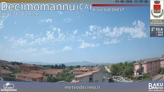view from Decimomannu on 2026-08-03