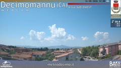 view from Decimomannu on 2026-08-16