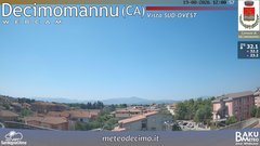 view from Decimomannu on 2026-08-19