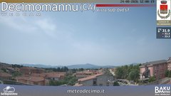 view from Decimomannu on 2026-08-24