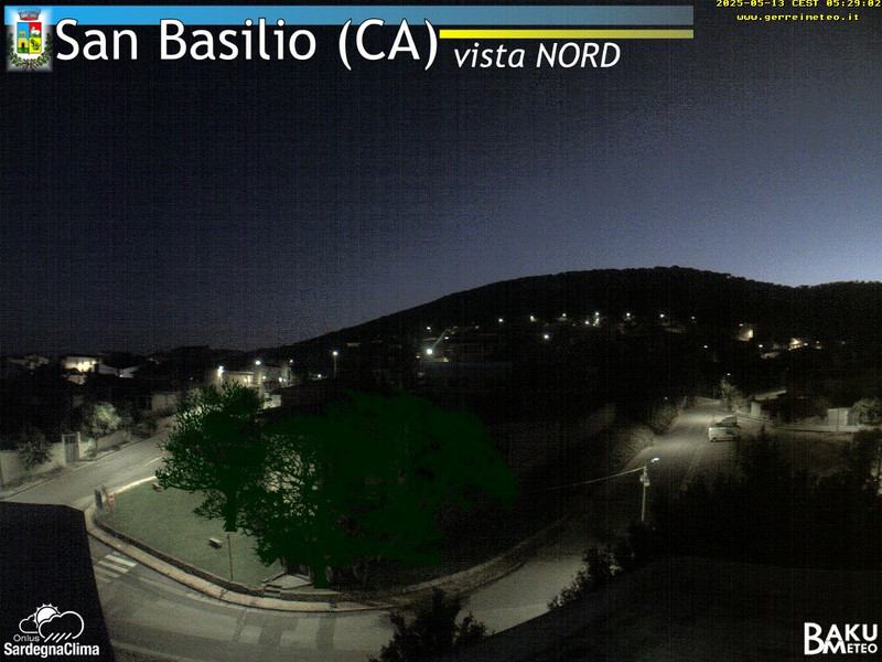 time-lapse frame, San Basilio webcam