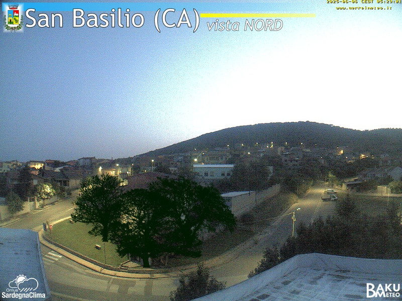 time-lapse frame, San Basilio webcam