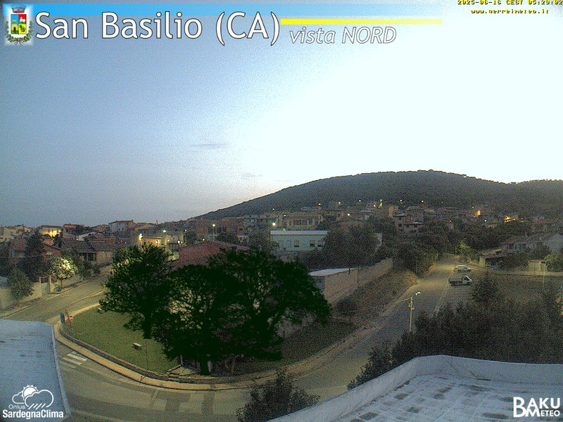 time-lapse frame, San Basilio webcam