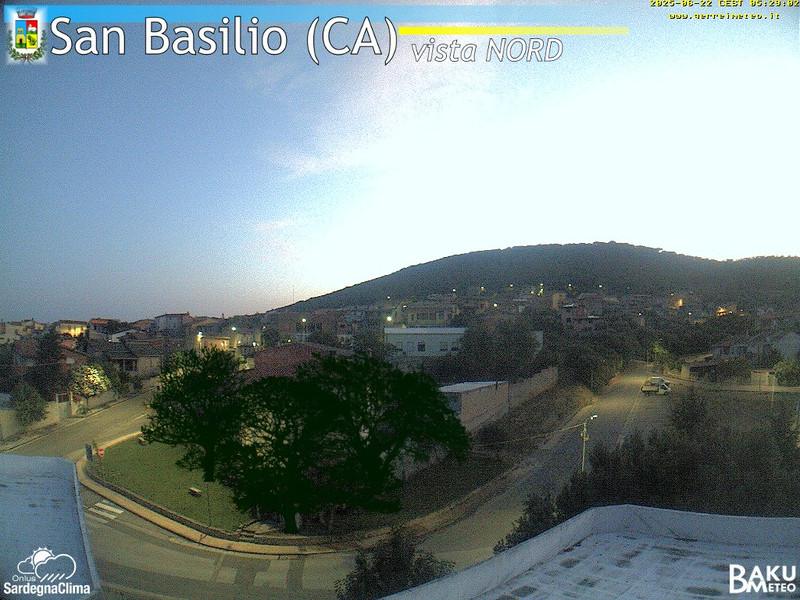 time-lapse frame, San Basilio webcam