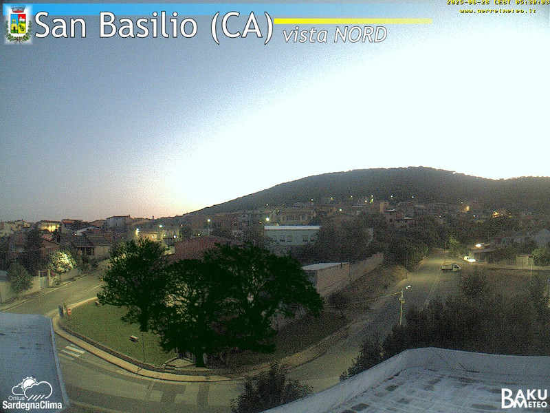 time-lapse frame, San Basilio webcam