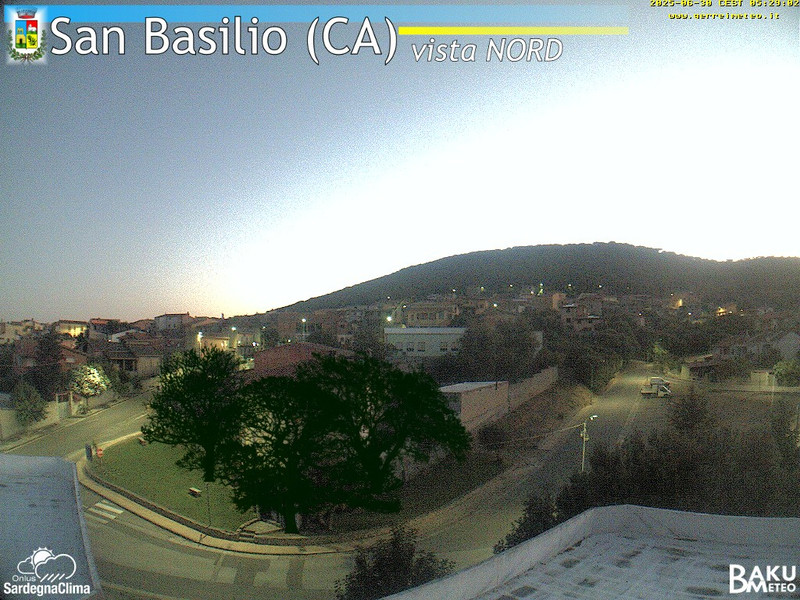 time-lapse frame, San Basilio webcam