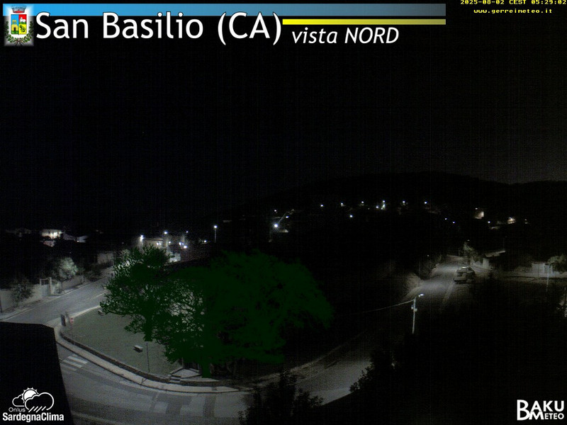 time-lapse frame, San Basilio webcam