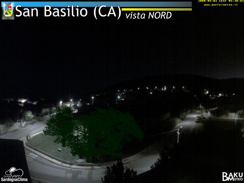 time-lapse frame, San Basilio webcam