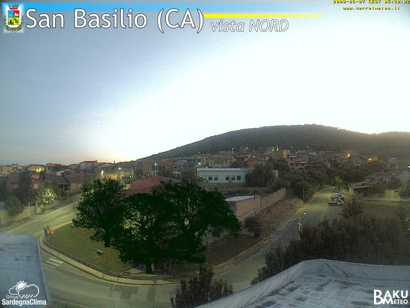 time-lapse frame, San Basilio webcam