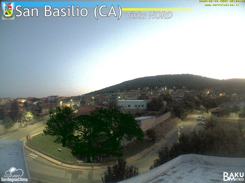 time-lapse frame, San Basilio webcam