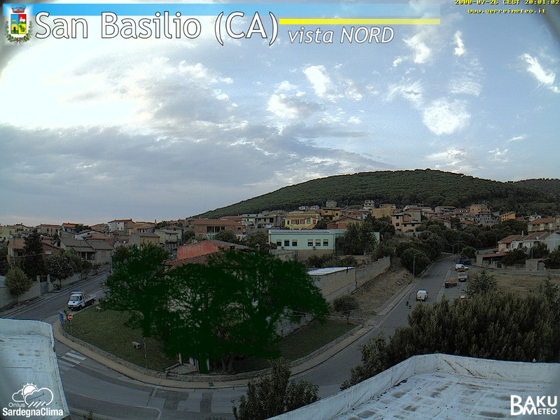 time-lapse frame, San Basilio webcam