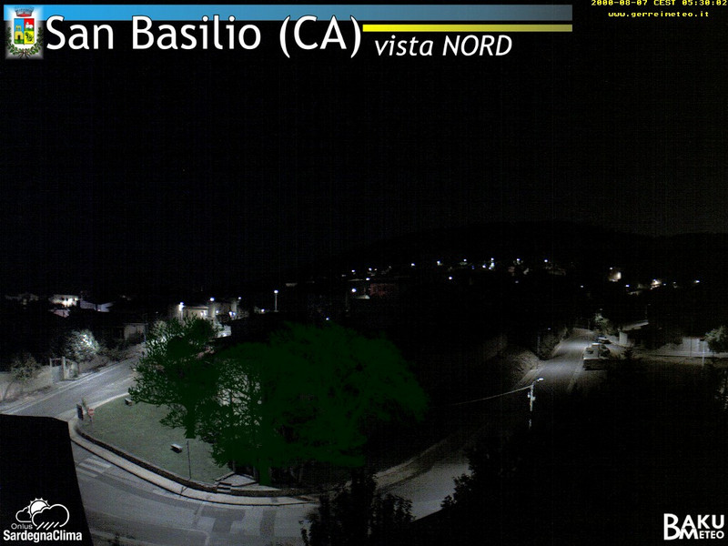 time-lapse frame, San Basilio webcam