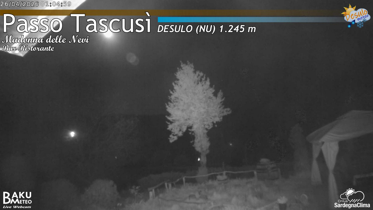 time-lapse frame, Tascusì webcam