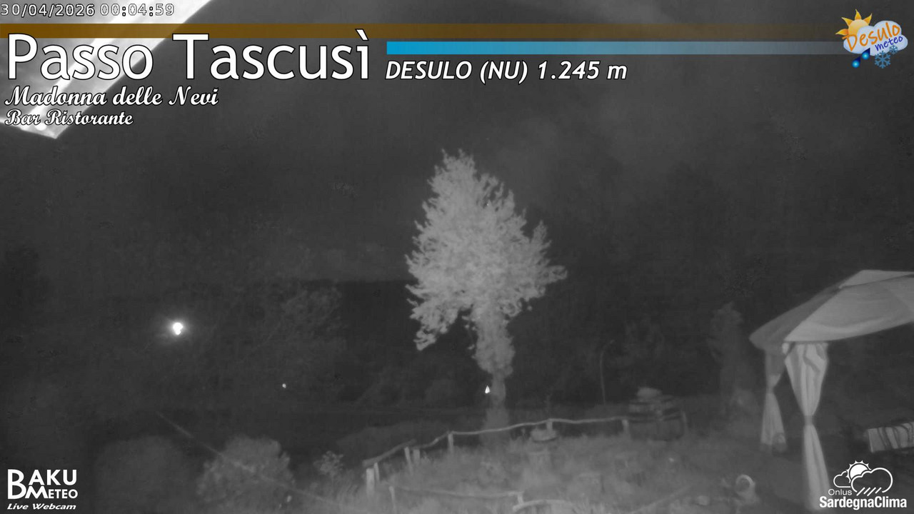 time-lapse frame, Tascusì webcam