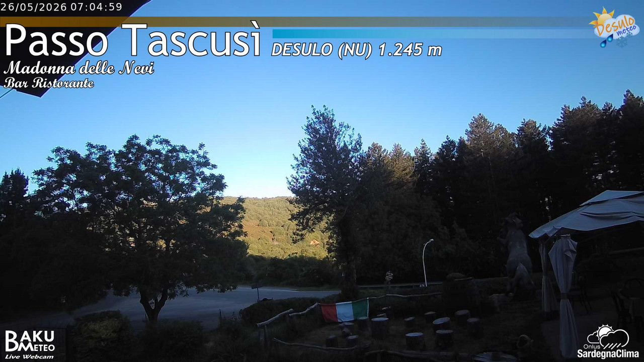 time-lapse frame, Tascusì webcam