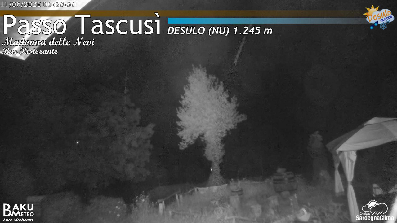 time-lapse frame, Tascusì webcam