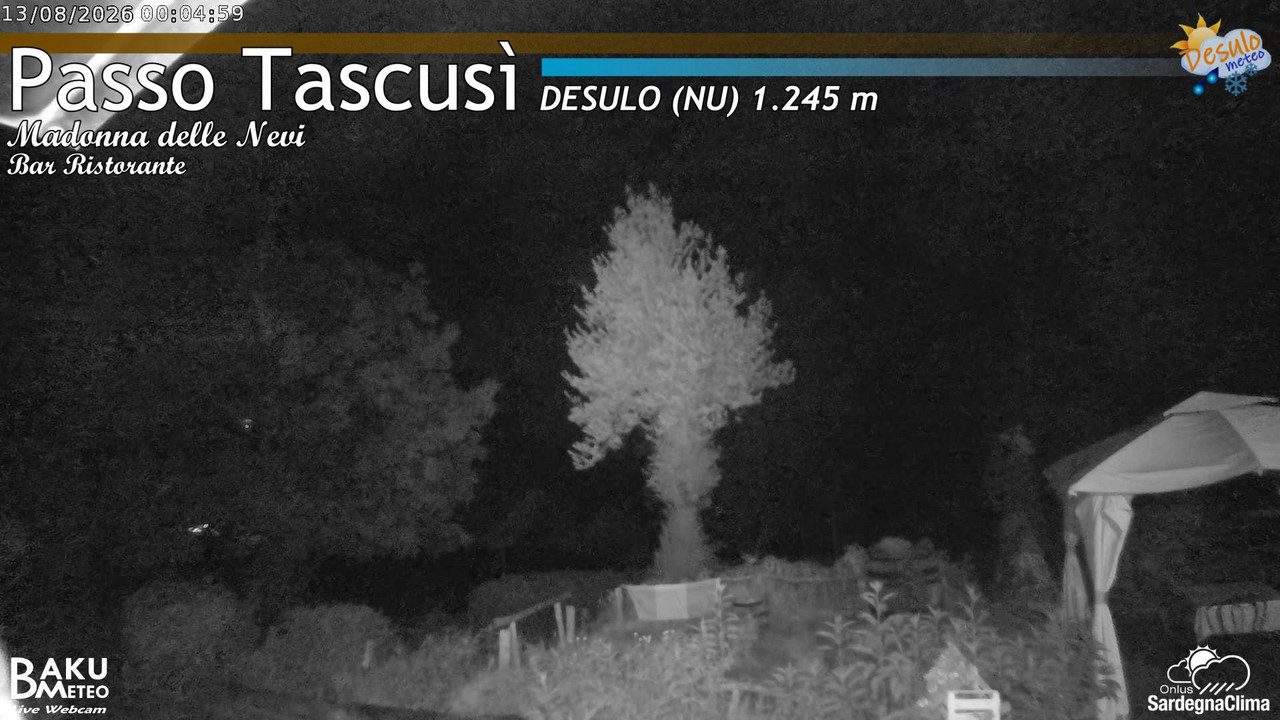 time-lapse frame, Tascusì webcam