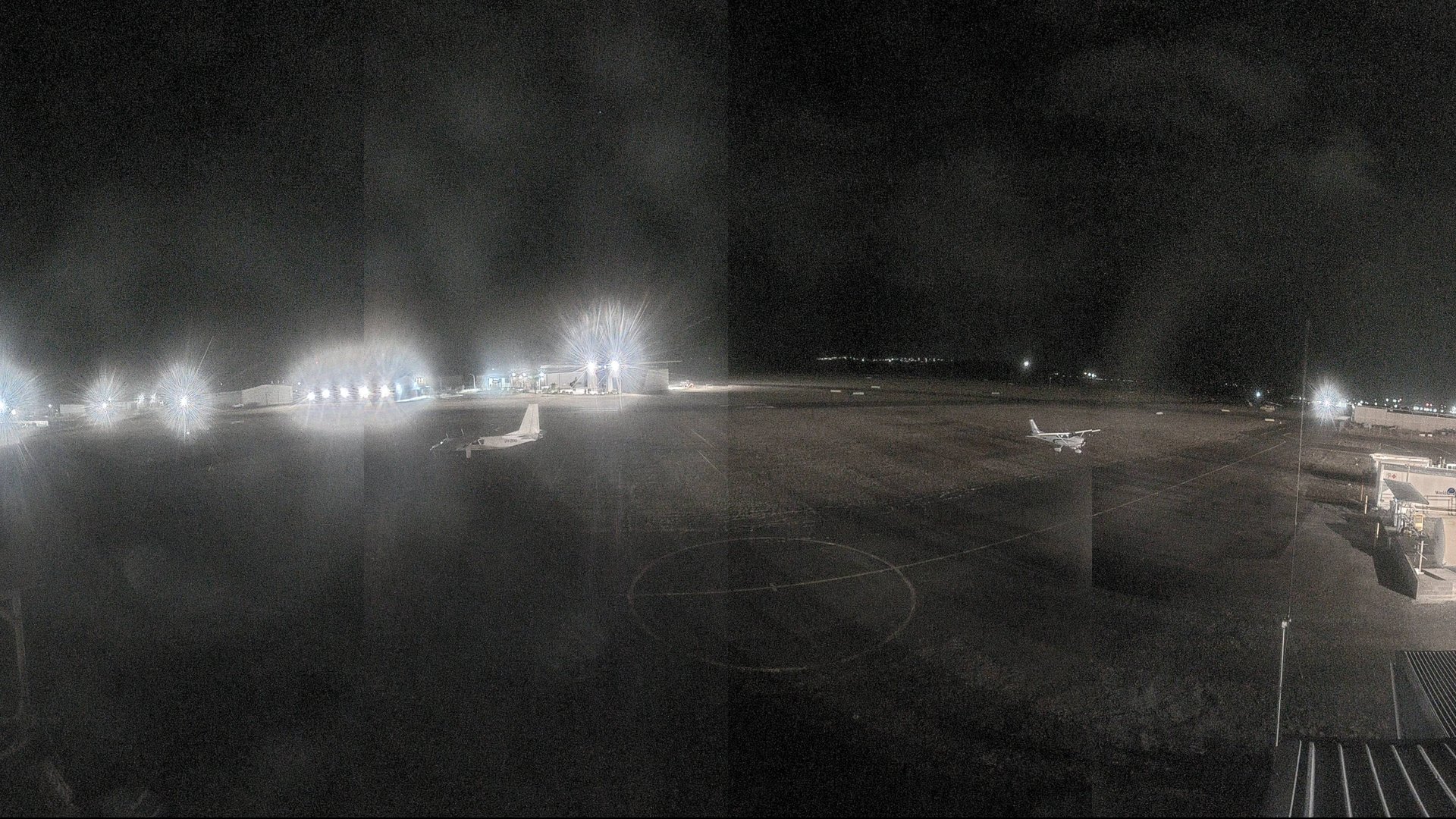 time-lapse frame, Cambridge Airport webcam
