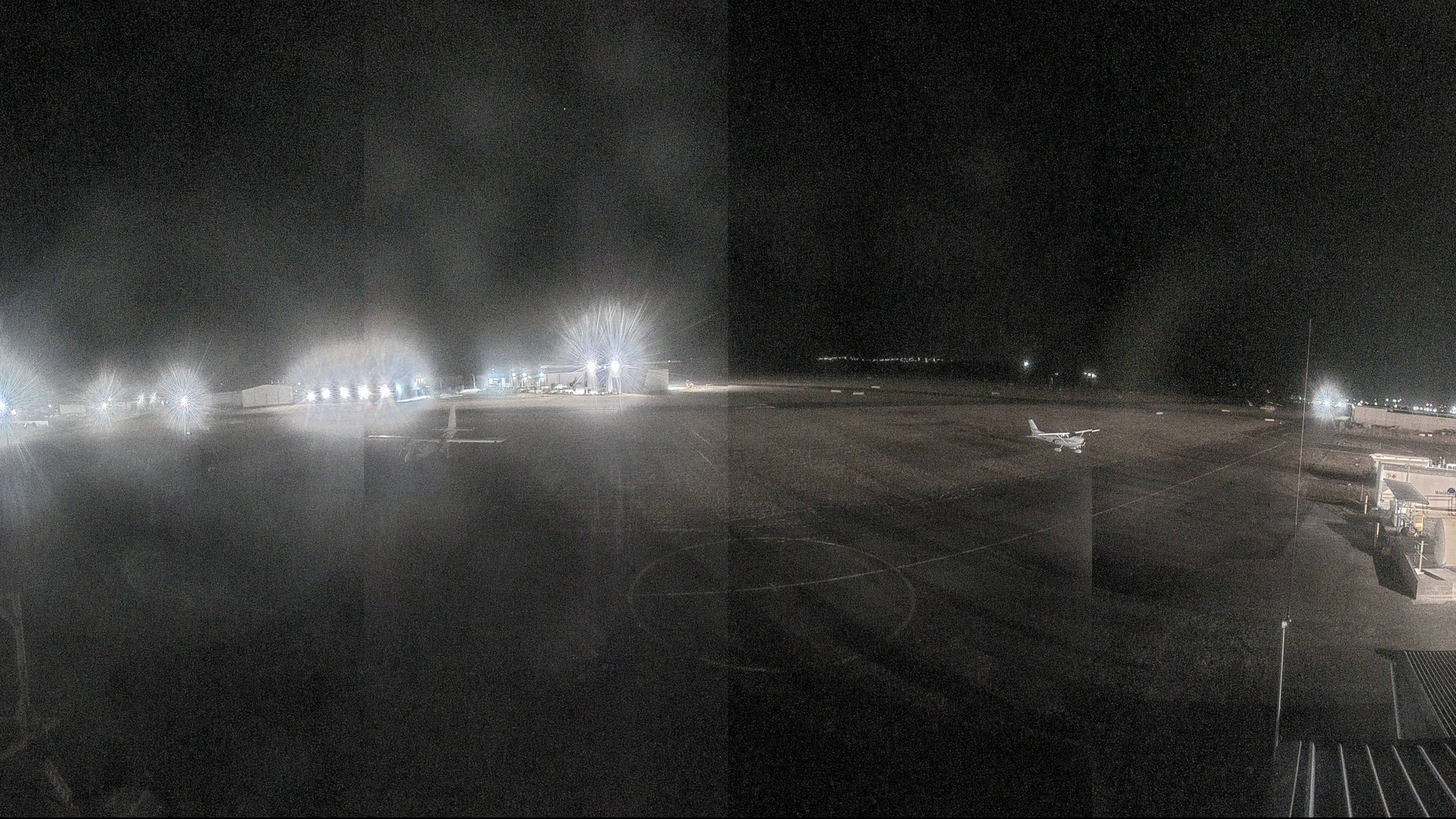 time-lapse frame, Cambridge Airport webcam