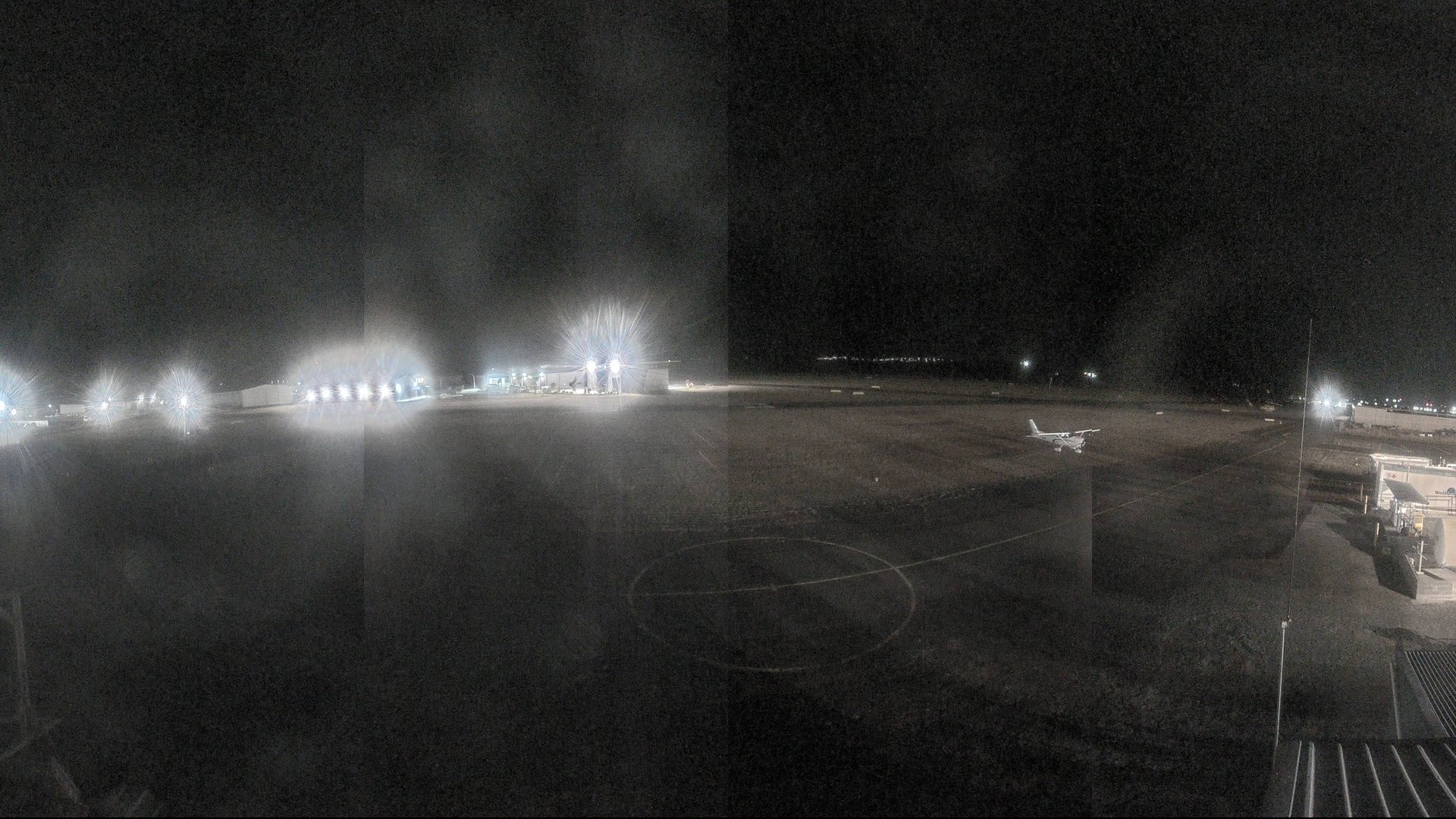 time-lapse frame, Cambridge Airport webcam
