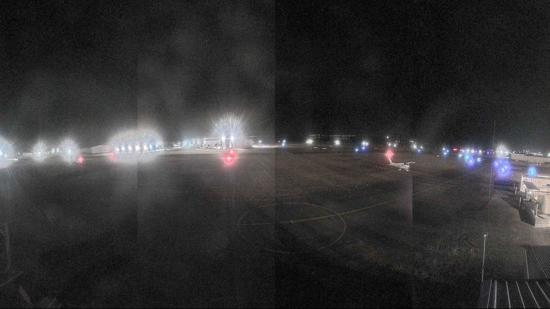 time-lapse frame, Cambridge Airport webcam