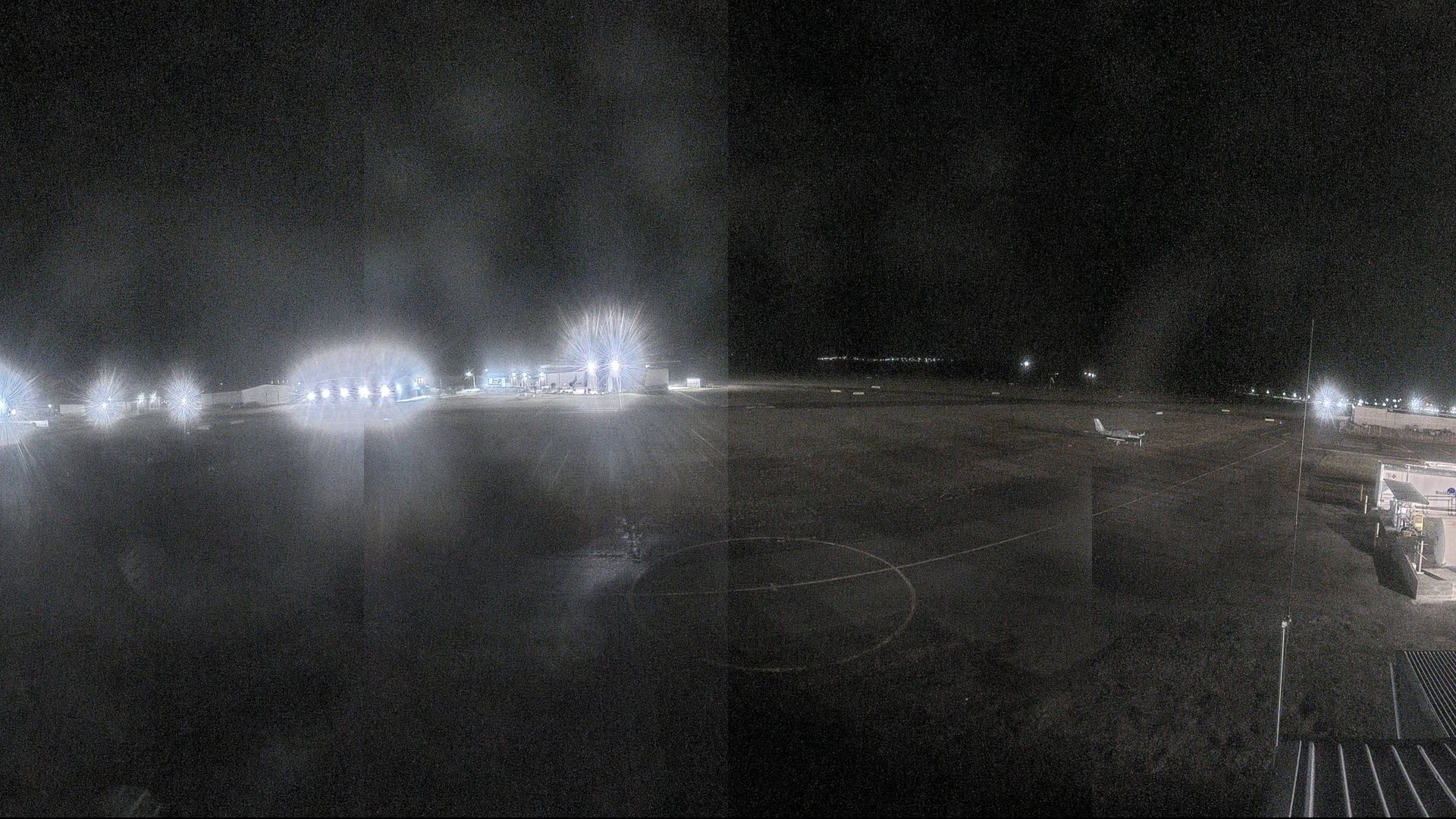 time-lapse frame, Cambridge Airport webcam