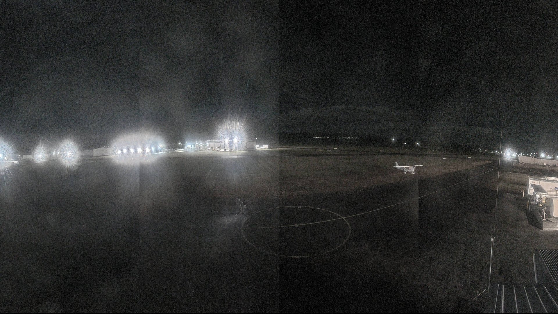 time-lapse frame, Cambridge Airport webcam