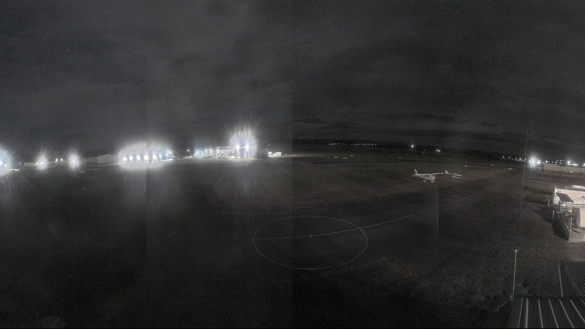 time-lapse frame, Cambridge Airport webcam
