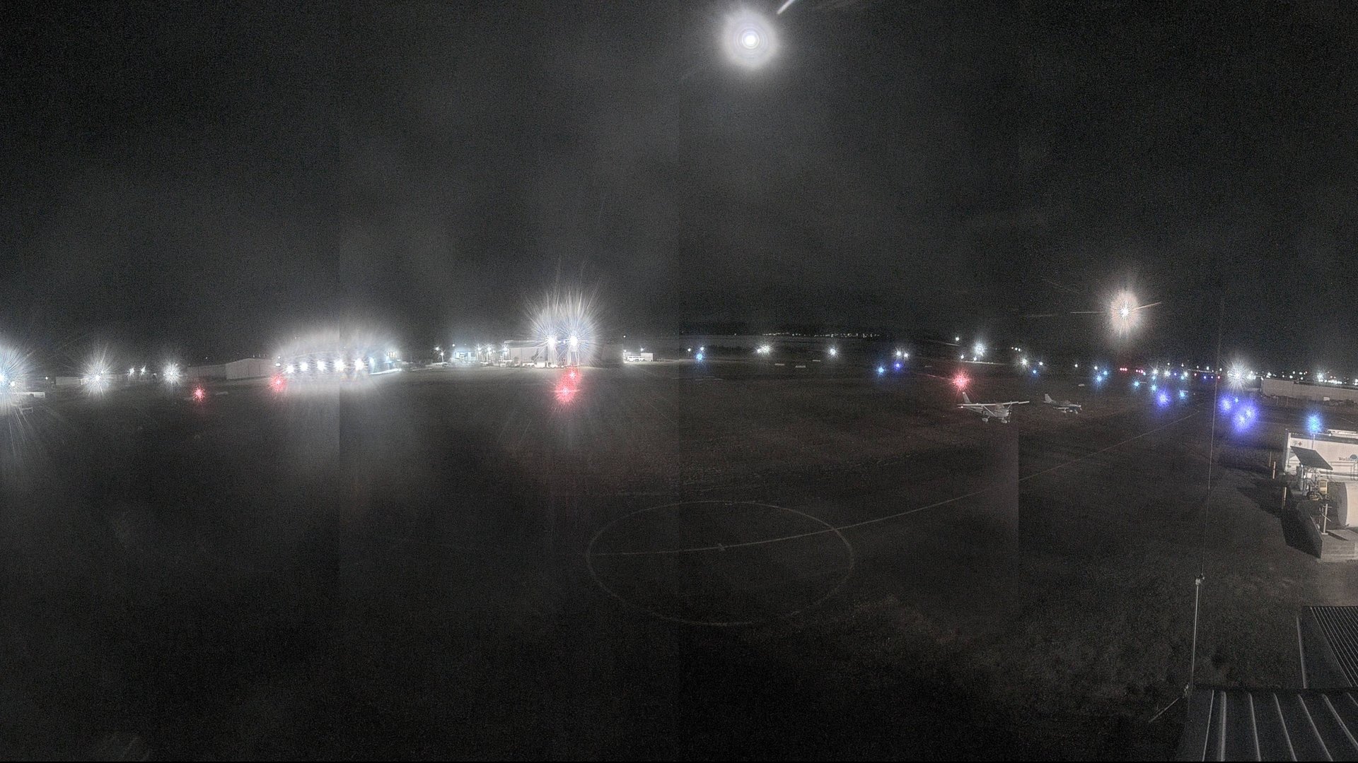 time-lapse frame, Cambridge Airport webcam