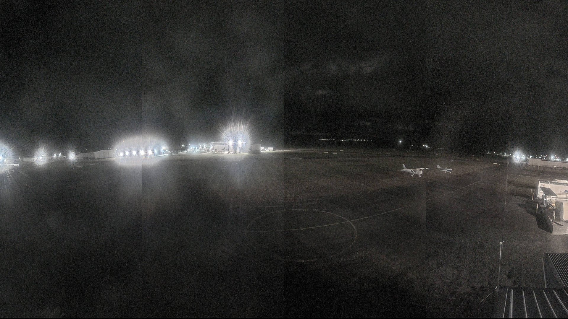time-lapse frame, Cambridge Airport webcam