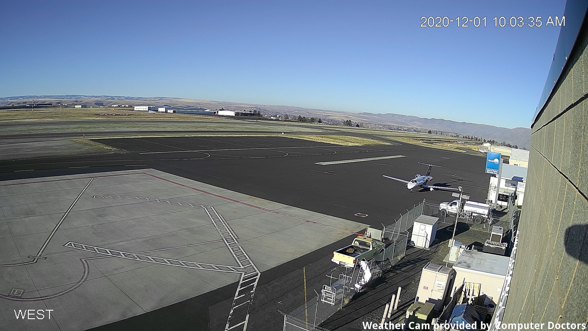 time-lapse frame, West webcam