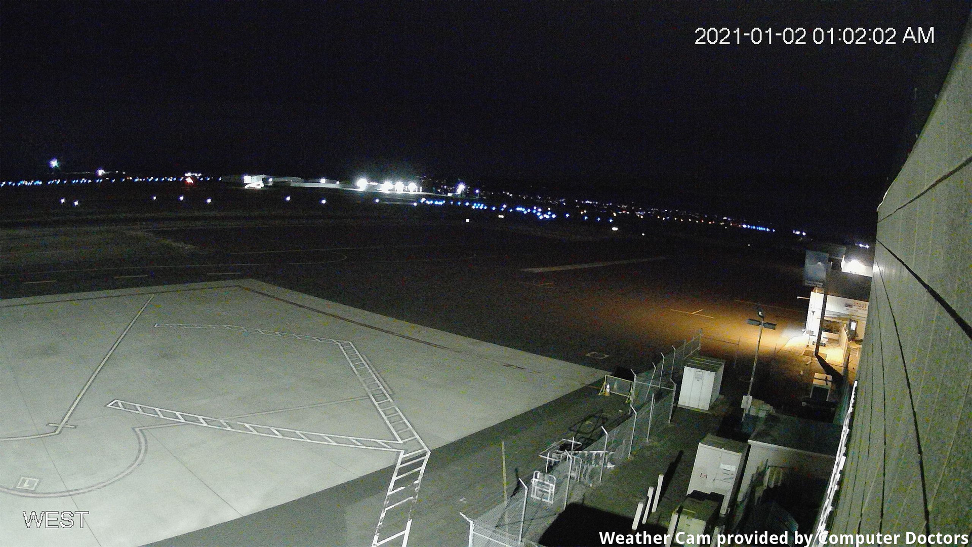 time-lapse frame, West webcam