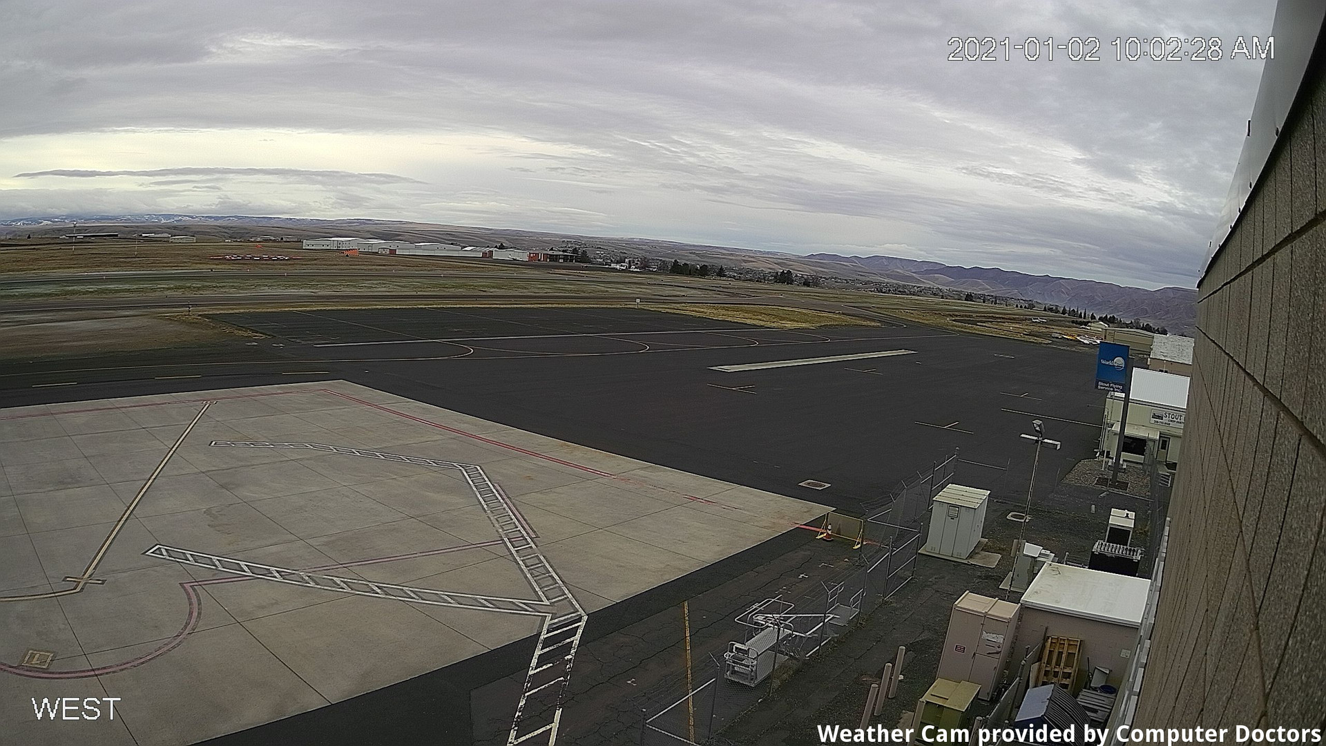 time-lapse frame, West webcam